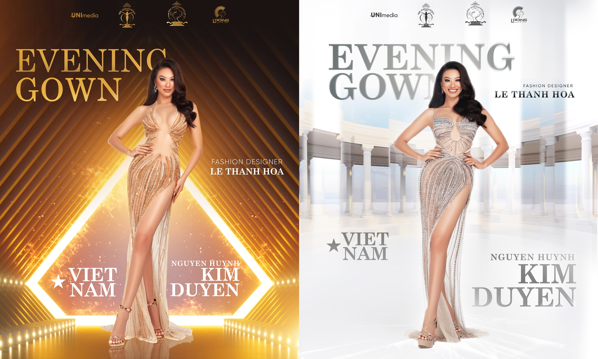 Váy dạ hội ấn tượng của Kim Duyên cho Miss Supranational