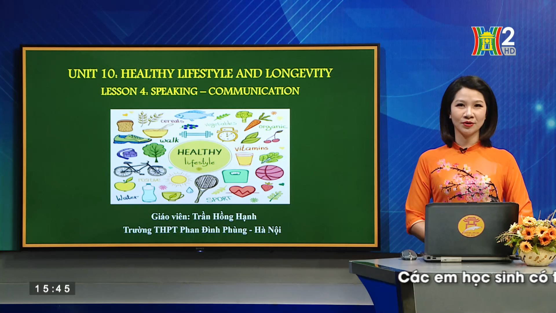 Tiếng Anh Lớp 11: Unit 10: Healthy lifestyle and longevity - Lesson 4: Speaking + Communication (15h45 ngày 20/05/2020)