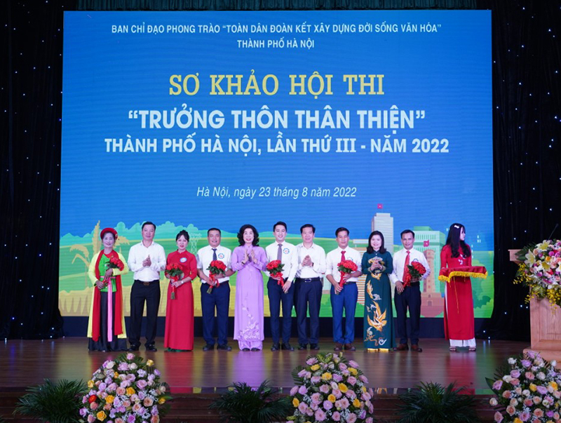 7 thí sinh lọt chung khảo Hội thi trưởng thôn thân thiện 2022
